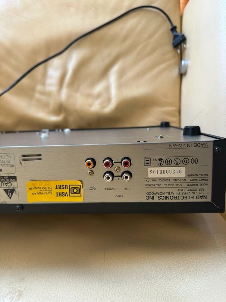 Nad Sistemi audio & multimediali: NAD 5340 CD Player con telecomando TOP – Usato da Monte Carasso venduto da giave 2