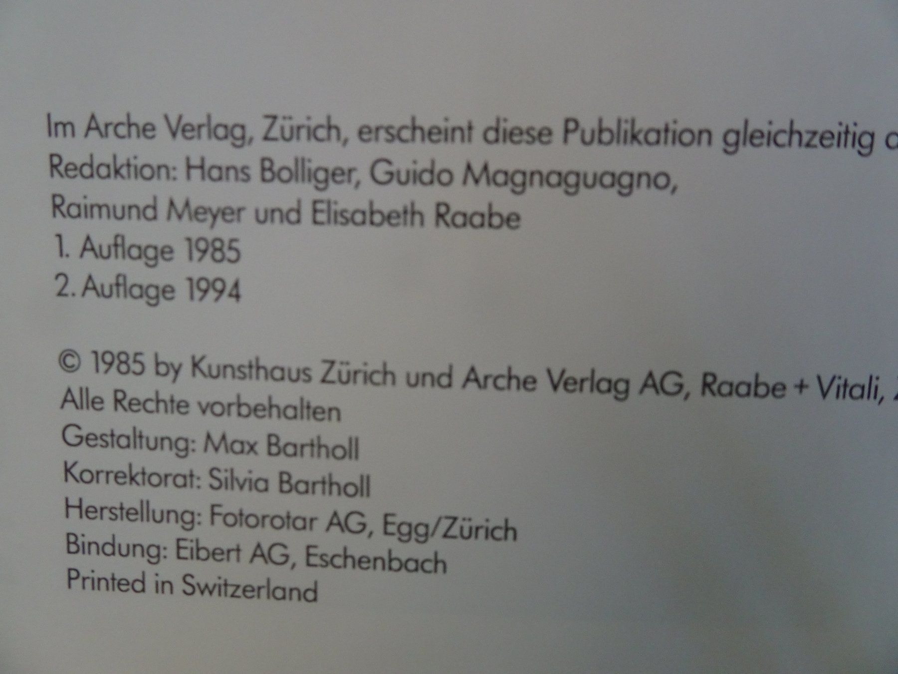 Libri: Dada in Zürich – Usato da männedorf venduto da purzelchen 1