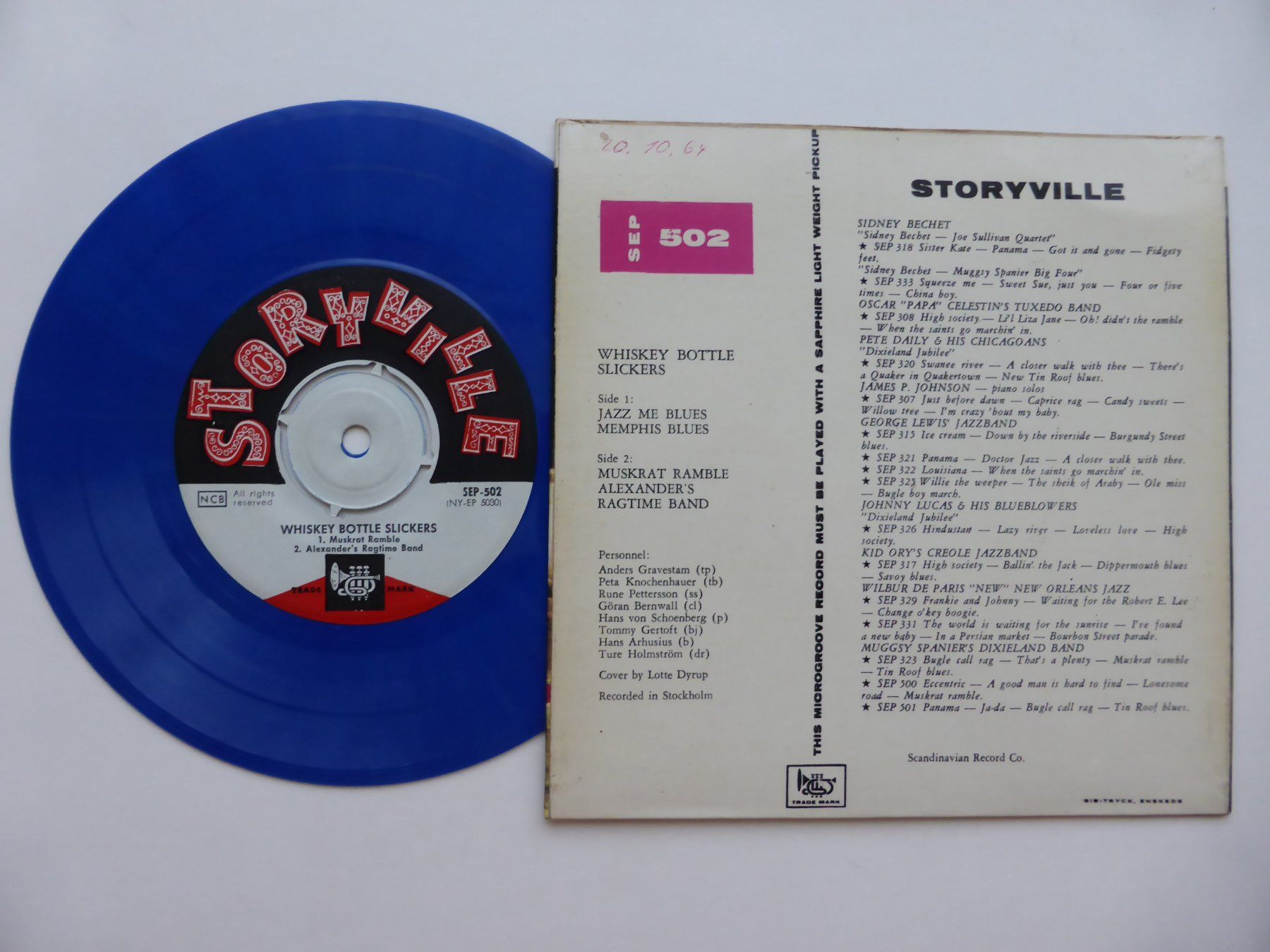 Dischi in vinile: VINYL SINGLE  EP  WHISKEY BOTTLE SLICKERS – Usato da Küssnacht am Rigi venduto da Mondkinder 1