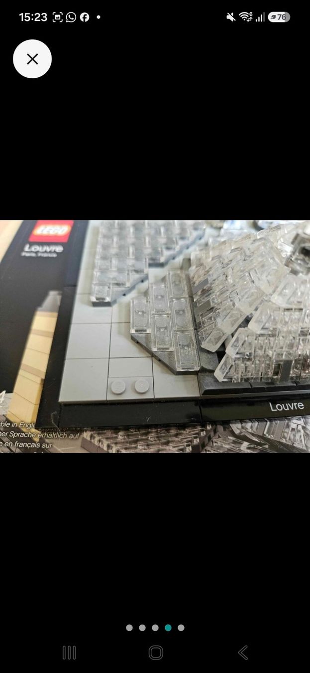 Lego Kit di costruzioni: LEGO Architecture Louvre 21024 – Difettoso da Niederbipp venduto da Madonna 2