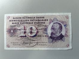 10 Fr. Banknote Schweiz 🇨🇭 