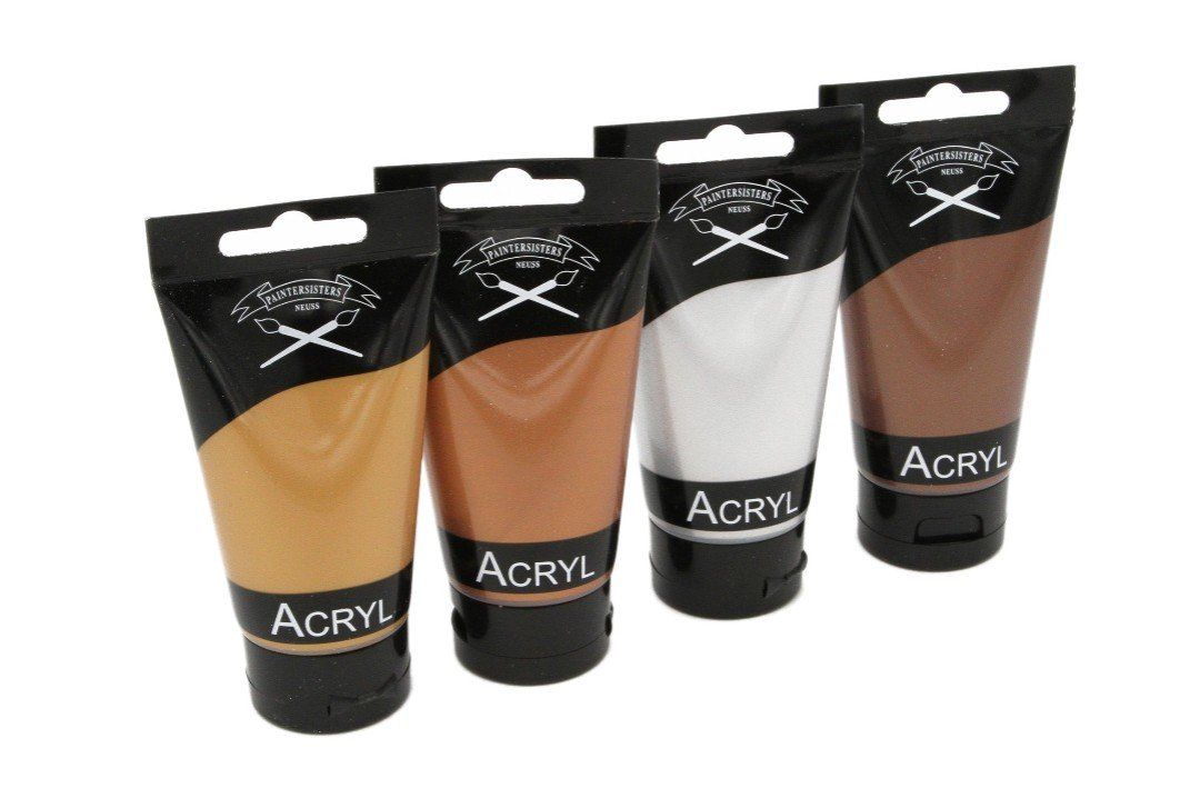 Peintures: Acrylfarbe Set Metallic 4x75ml Abverkauf – Neuf avec emballage d'origine à Escholzmatt par crazyteam