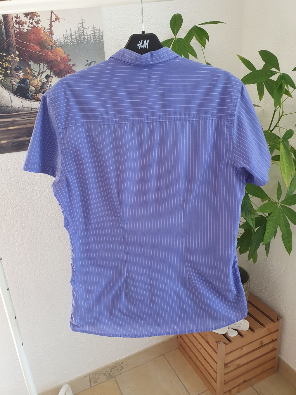 Camicie: Chemise à rayures bleues SMOG taille L – Usato da Courroux venduto da sv235 1