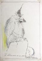 Walter Kohler-Chevalier Zeichnung 1968