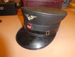 RhB Kappe Mütze Leder Gr. 55