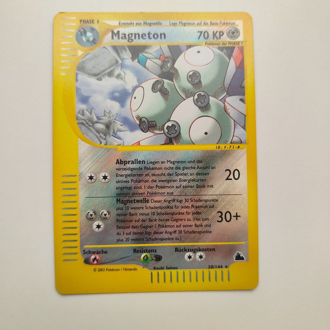 Pokémon Sammelbilder & Trading cards: Pokemon Magneton Reverse Holo Skyridge E-Series ab 1 CHF – Gebraucht aus Thalwil von FigurenFreunde