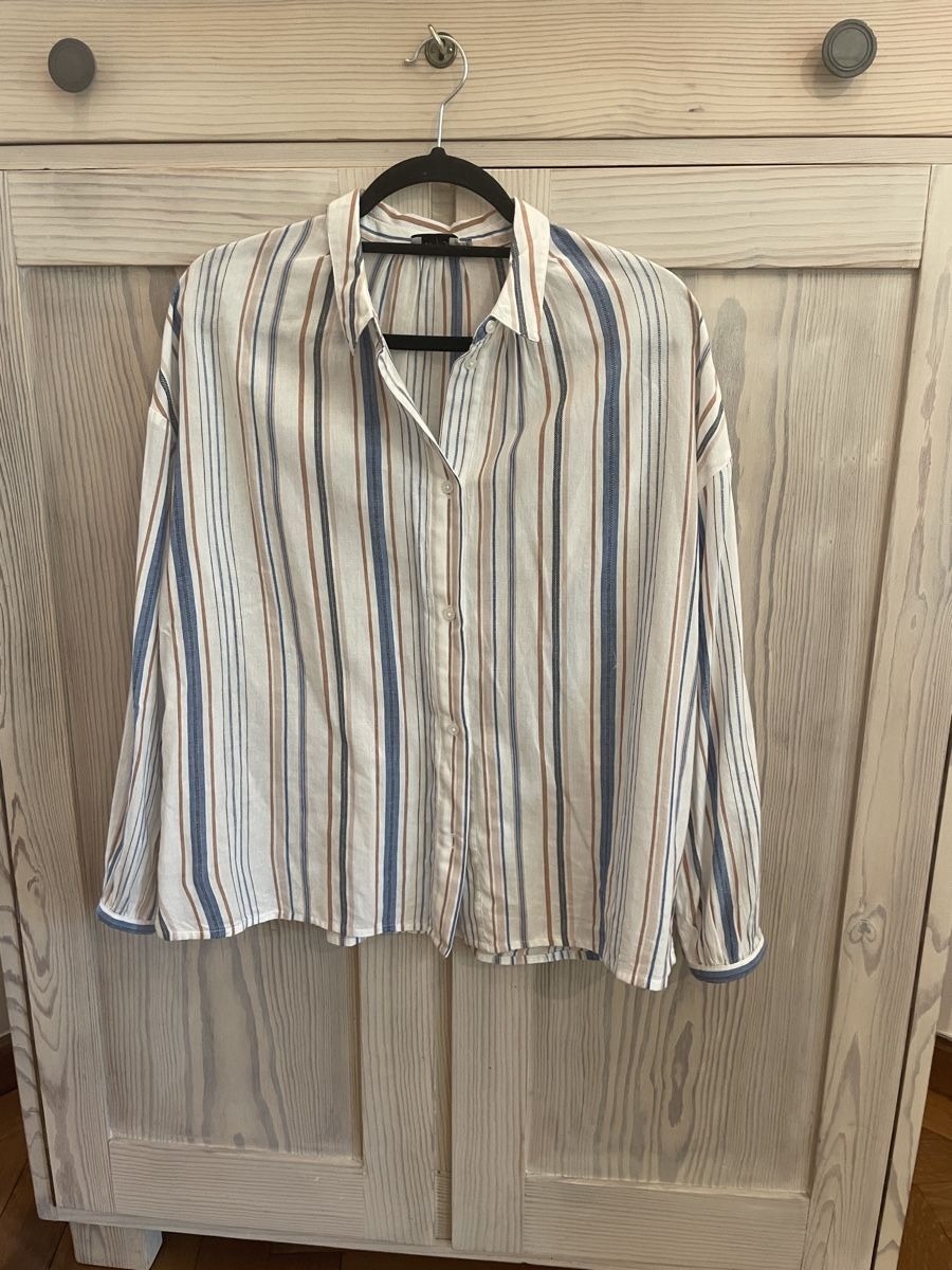 Cyrillus Camicette: CYRILLUS Paris Bluse Gr.36 - gestreift lässig – Usato da Basel venduto da non_vn79