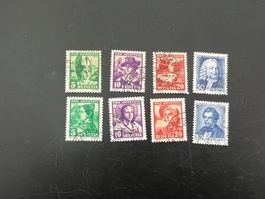 Pro Juventute No. 69-76  gest.  (5351)