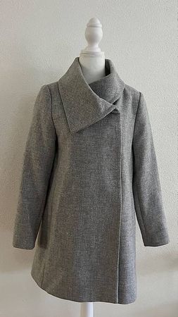 Hallhuber Mantel Grösse 36 (grau melliert)