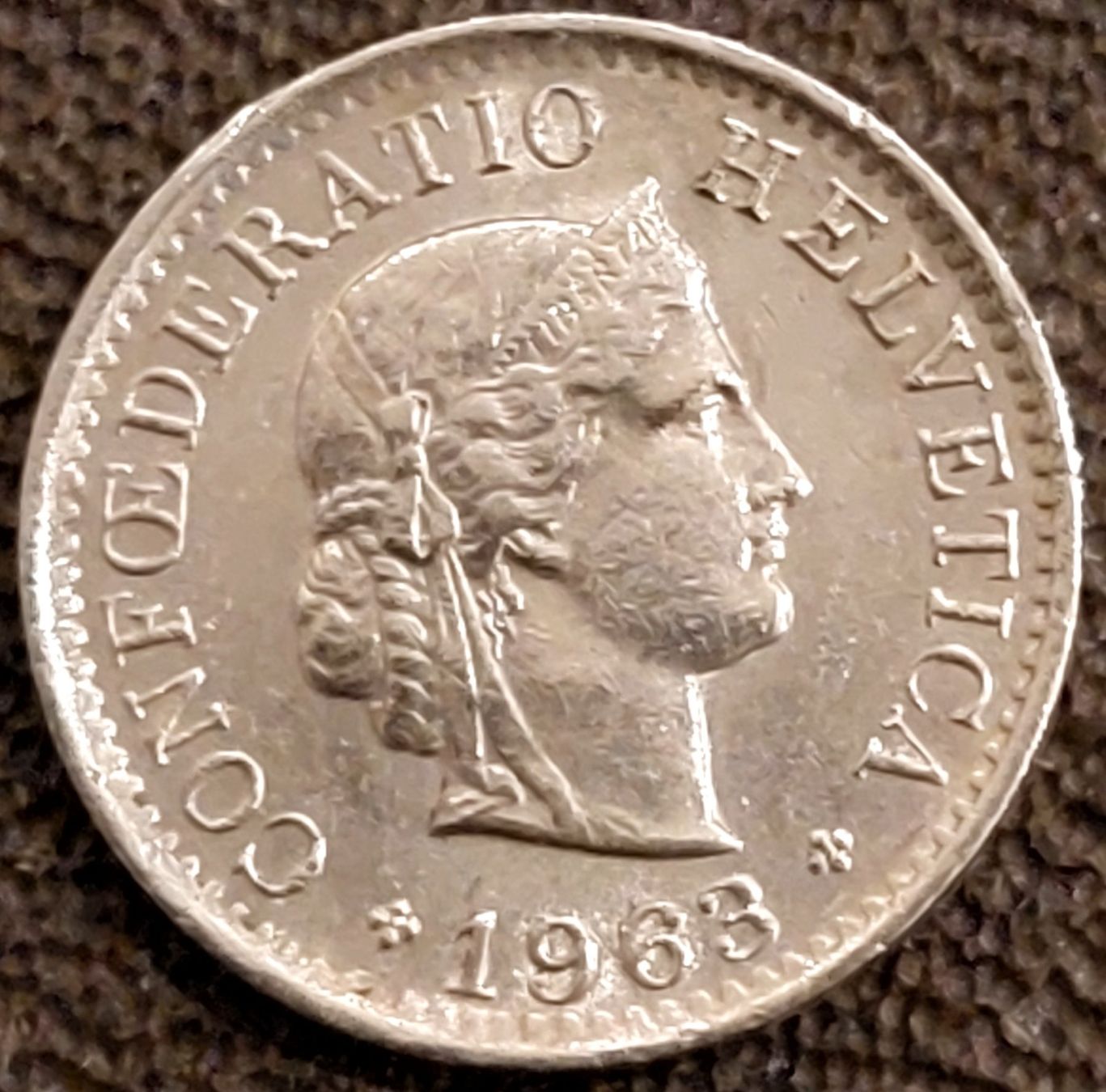 Tutti le monete: 5 Rappen 1963 – Usato da Arch venduto da coinsandmore
