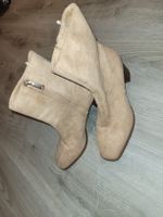 Stiefeletten beige H&M Groesse 39 Damen Lederoptik gebraucht