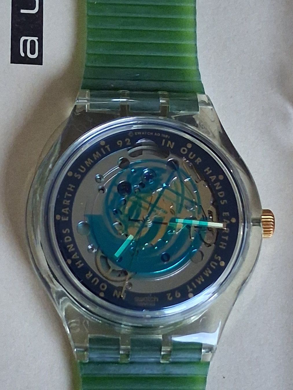 Swatch Uhren: Swatch Automatic limited edition TIME TO MOVE Earth Summit – Neu und originalverpackt aus Wilchingen von Juwel_Zanzibar