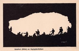 Schafloch (Höhle) am Sigriswiler Rothorn, Scherenschnitt