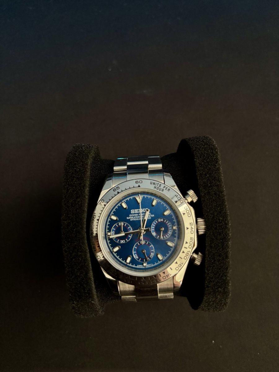 Seiko Orologi: Seiko Daytona Blau Chronograph, NEU – Nuovo e nell'imballaggio originale da Winkel venduto da khm_d9mz 1