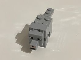 Lego Minecraft - Wolf - Brick Built - minewolf05
