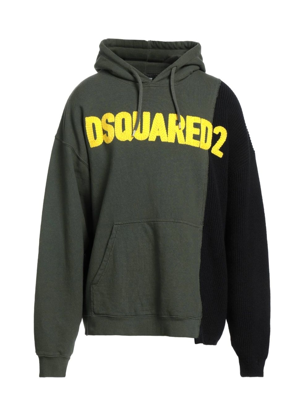 Dsquared2 Maglioni & Felpe: Dsquared2 Hoodie Olive Black Logo Size L – Nuovo e nell'imballaggio originale da Zürich venduto da FashionSales