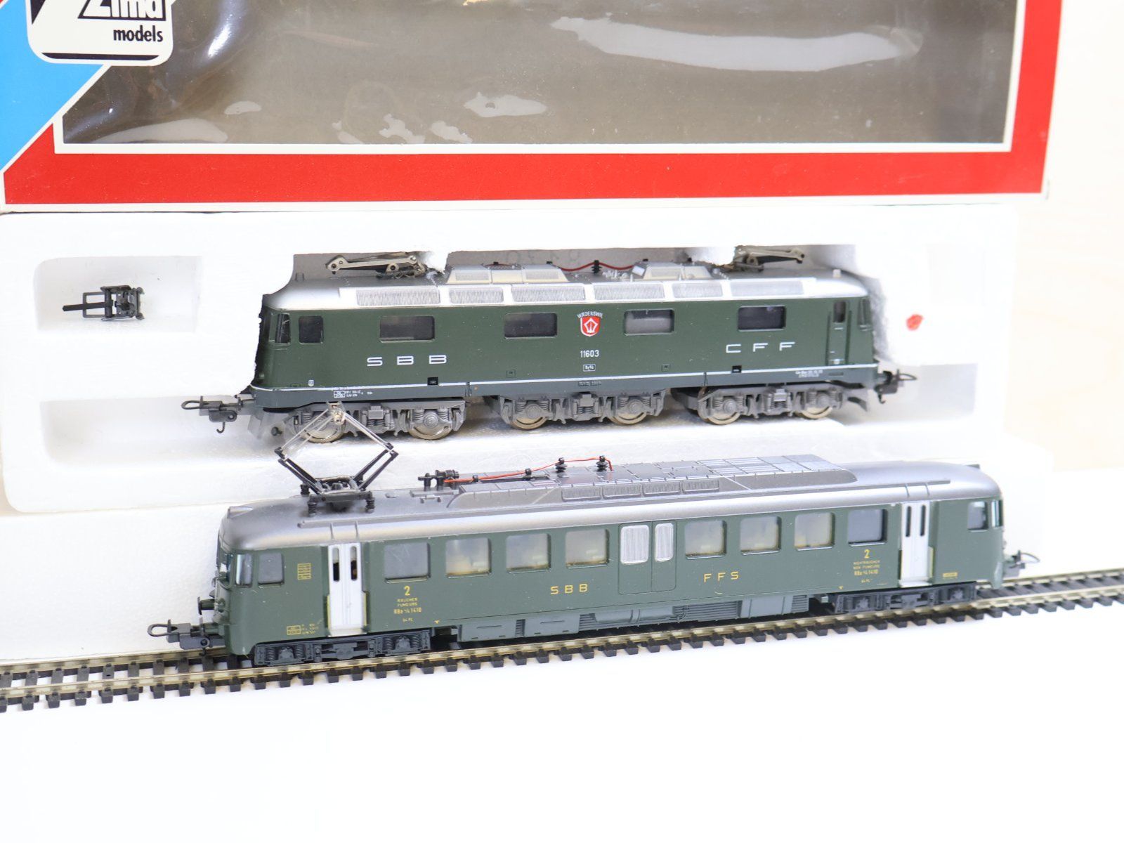 Lima Modellini di ferrovie: Lima Doppelpack SBB E-Loks H0 - DC schöne Modelle – Usato da Winterthur venduto da Monstera