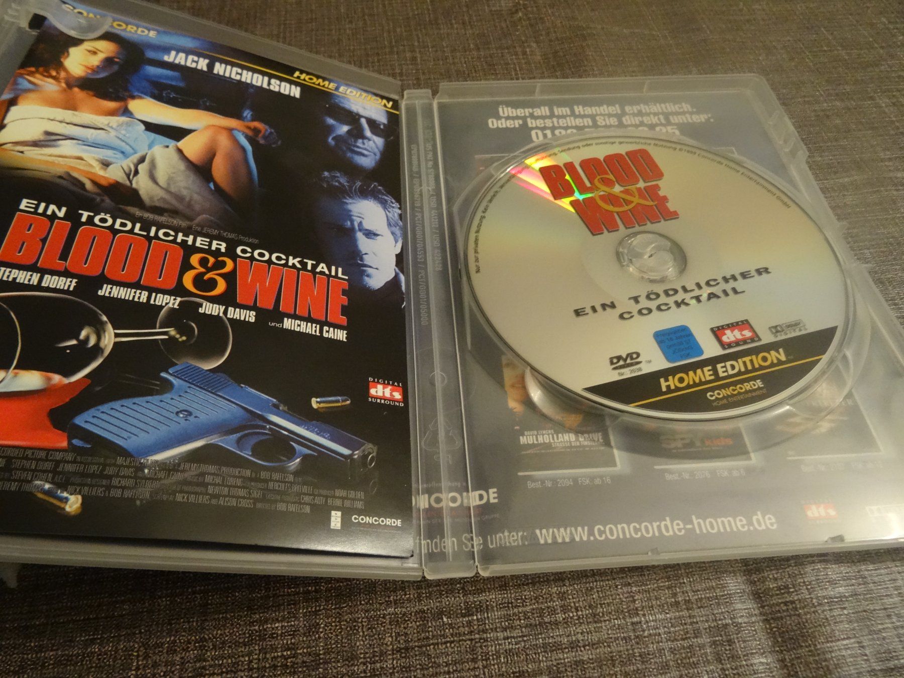Tous les DVDs: Blood & Wine Ein tödlicher Cocktail DVD – D'occasion à Olten par Disc-Verkauf 1