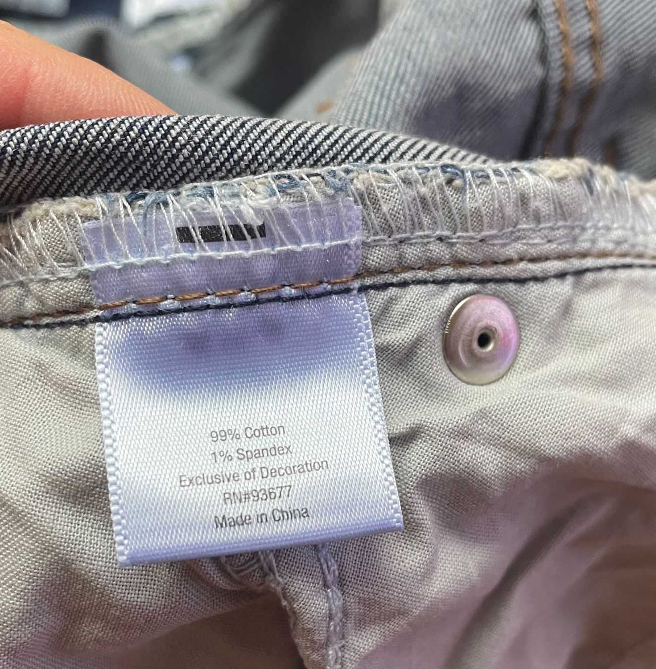 Pantaloni: Jeans Bootcut, blau, Grösse 20 (=50) – Usato da Gümligen venduto da soleil149 4