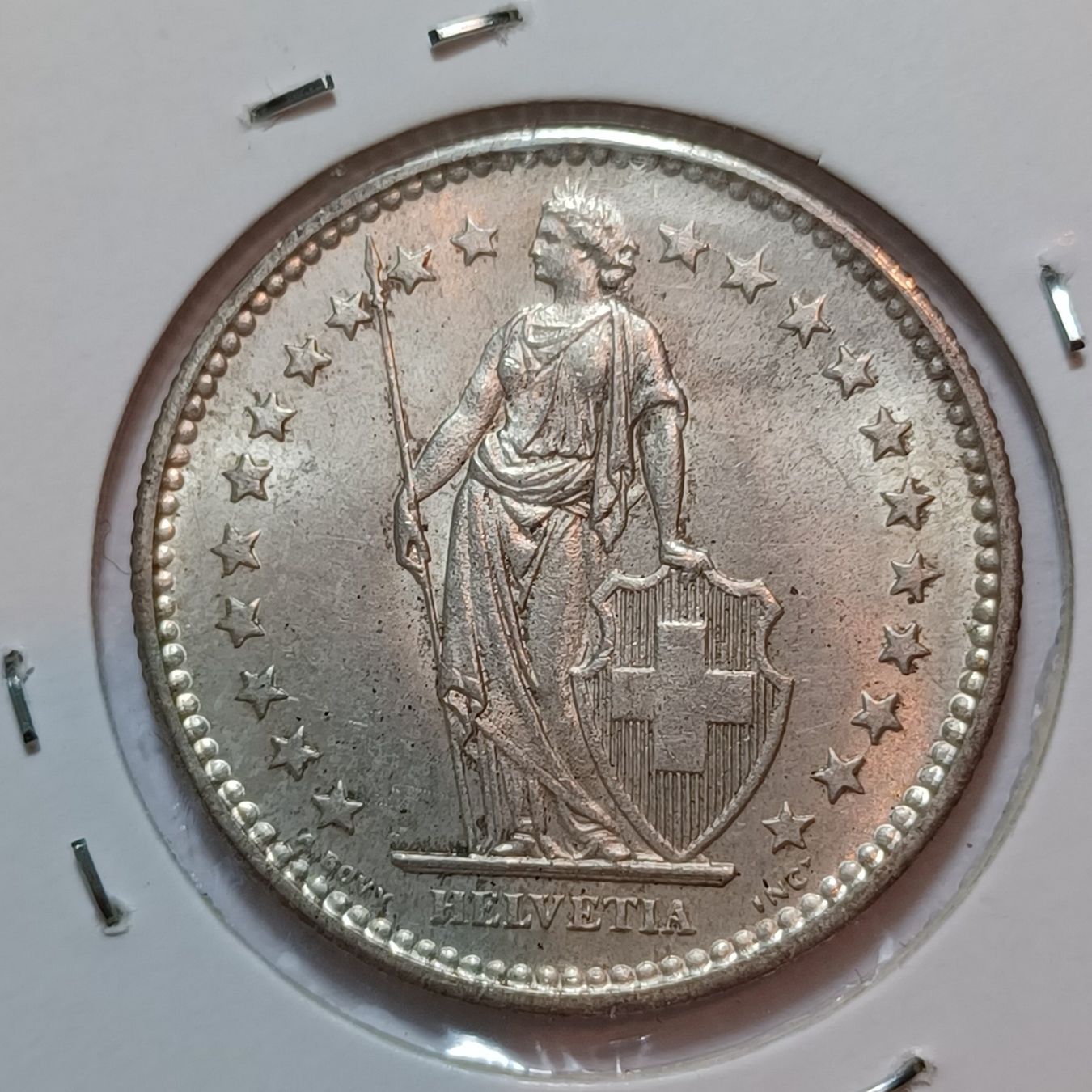 Tutti le monete: 2 Franken 1920 unz – Usato da Pfäffikon ZH venduto da Schweizer_Muenzen 1