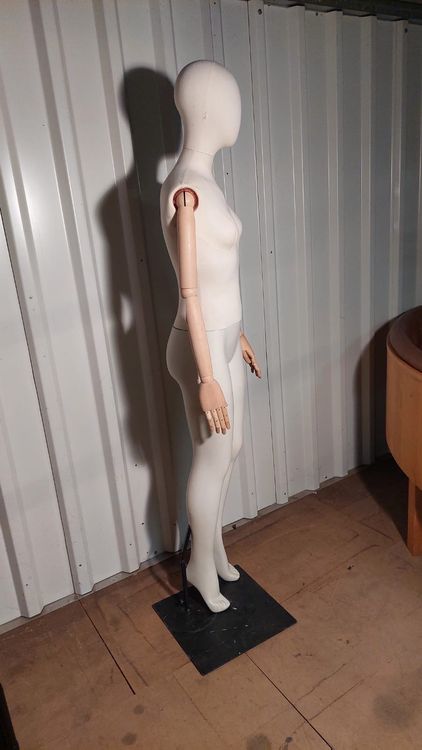 Schaufensterpuppe,Arme Hände Holz Finger beweglich,steht-577 2