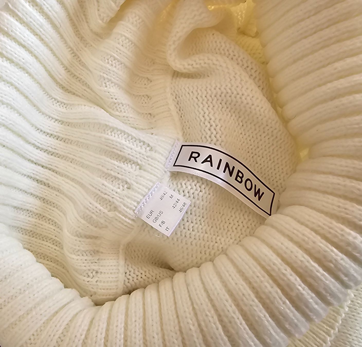 Maglioni & Felpe: Strick Pullover / Rollkragen "Rainbow" Gr. 40 / 42 – Usato da Füllinsdorf venduto da Sunnebliemli7 3