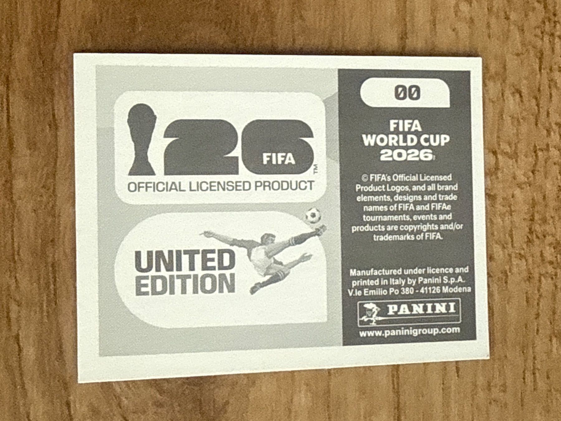 Panini Carte collezionabili: Panini FIFA World Cup 2026 Sticker 00 – Usato da Glattbrugg venduto da Schweigmatt 1