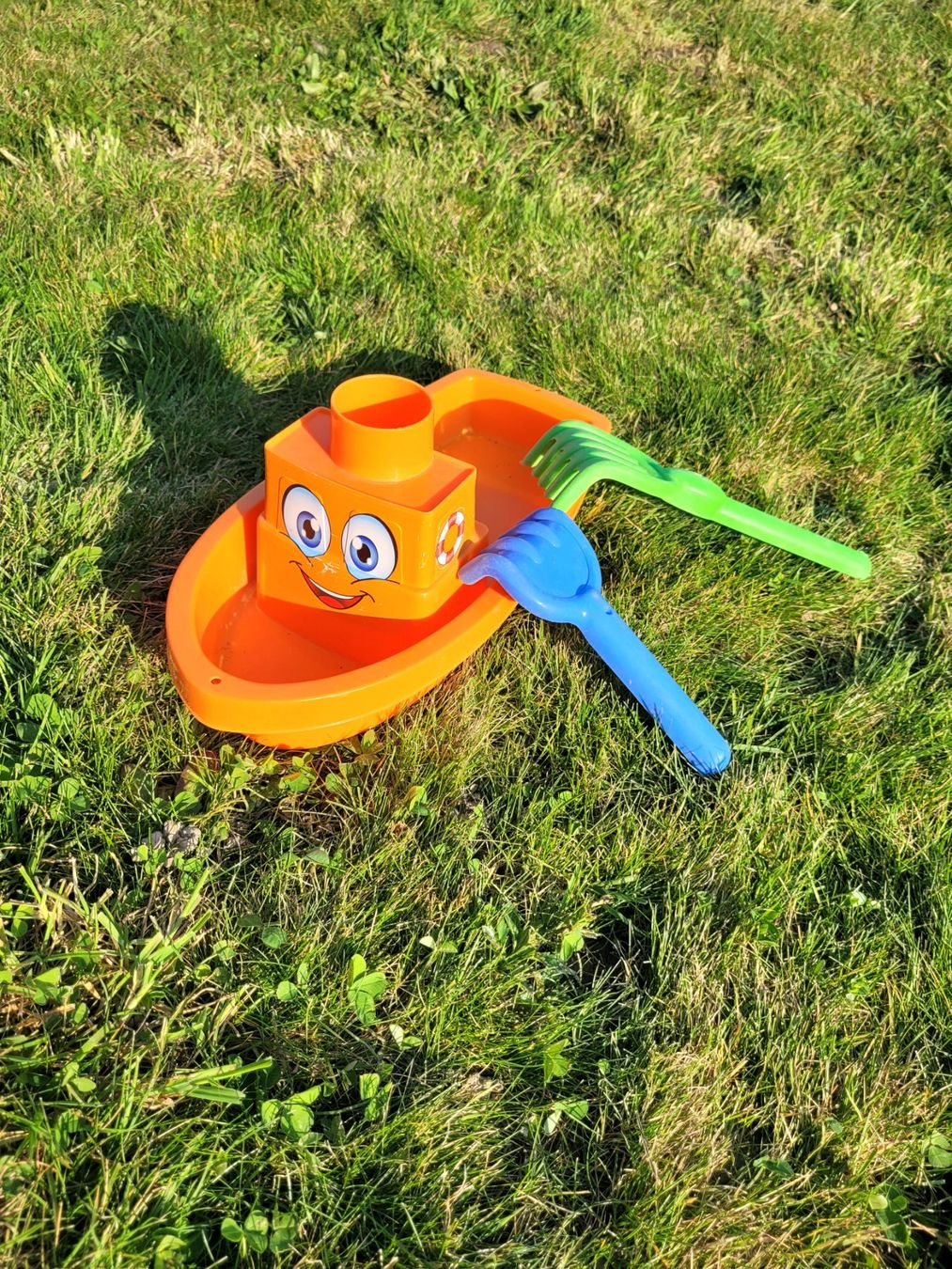 Sabbiera per bambini: Grosses Sandspielzeug-Set: CAT Sitzbagger & Schaufellader – Usato da Kölliken venduto da carddo 6