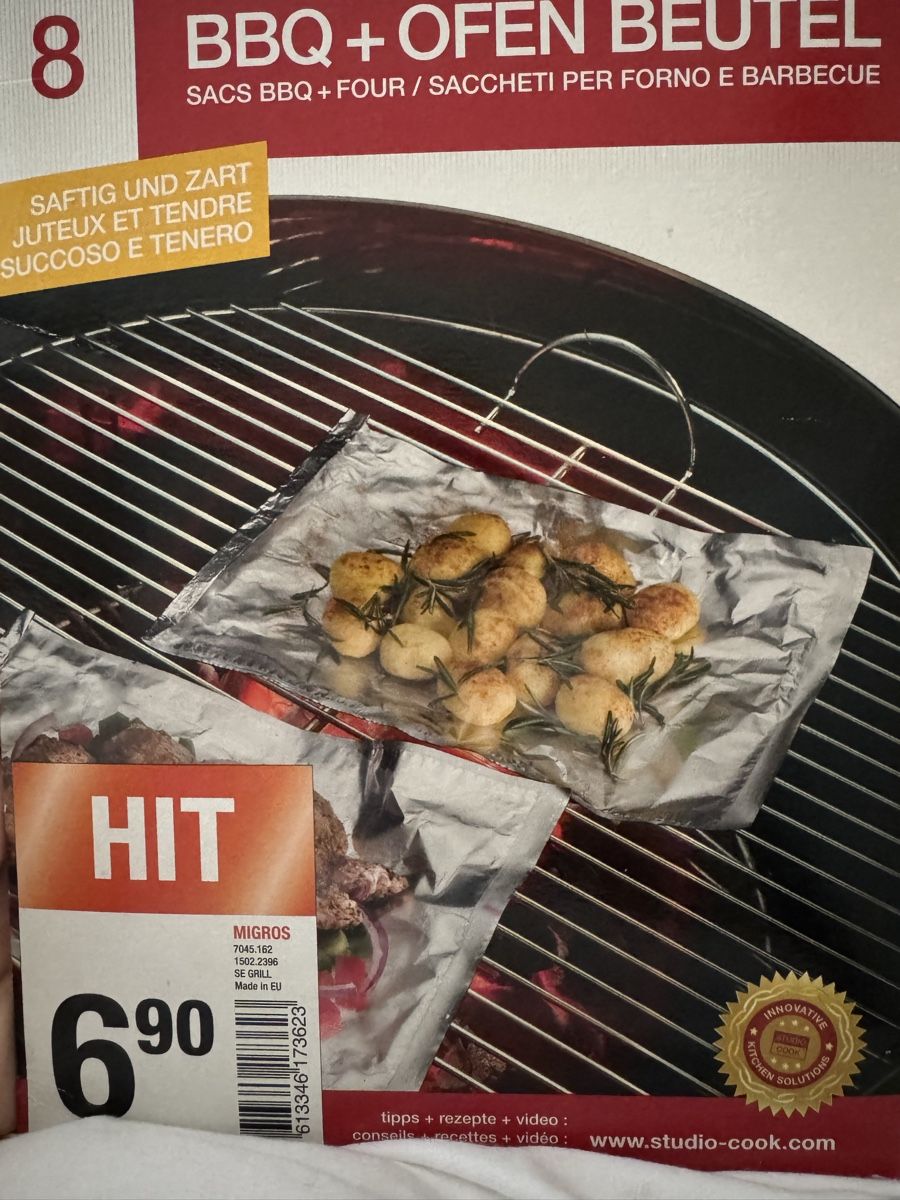 Cuisines complètes: 3 x 8 sacs BBQ + Four antiadhésifs. – Neuf avec emballage d'origine à Vandoeuvres par Zoccoli11