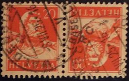 K20, Kehrdruck Tell, Rundstempel Kt. 19.-