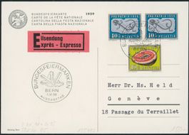 1959 - Pro Patria - Bundesfeierkarte - Ersttag Stempel ET