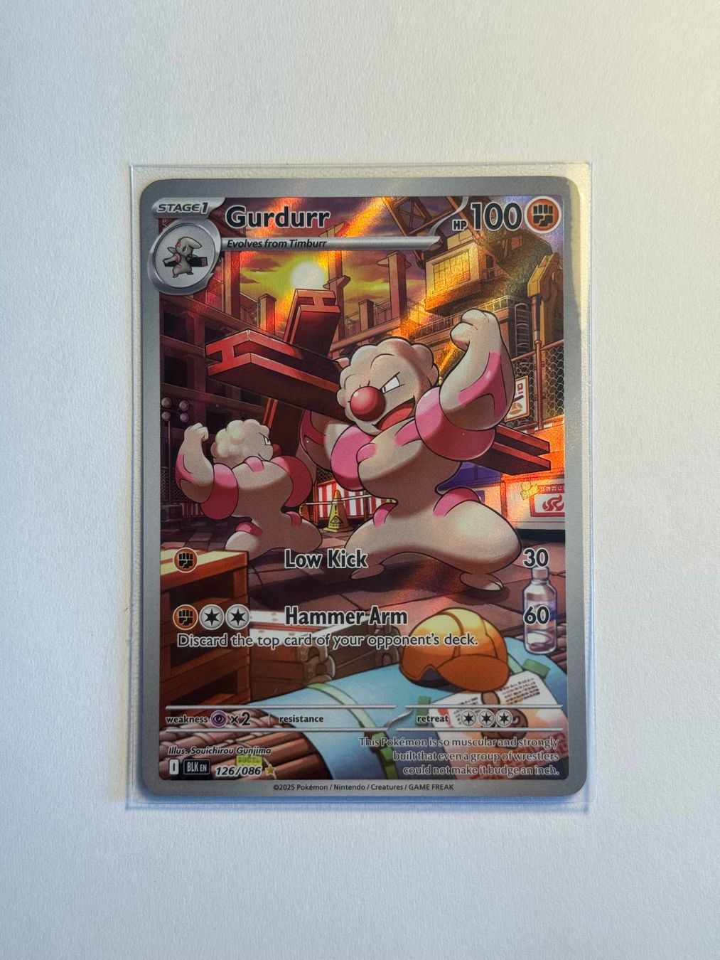 Pokémon Carte collezionabili: Pokémon Gurdurr 126/086 – Usato da Münsingen venduto da mar_n5jw
