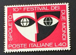 Briefmarken aus  Italien 10 Jahre Festival der zwei Welten 