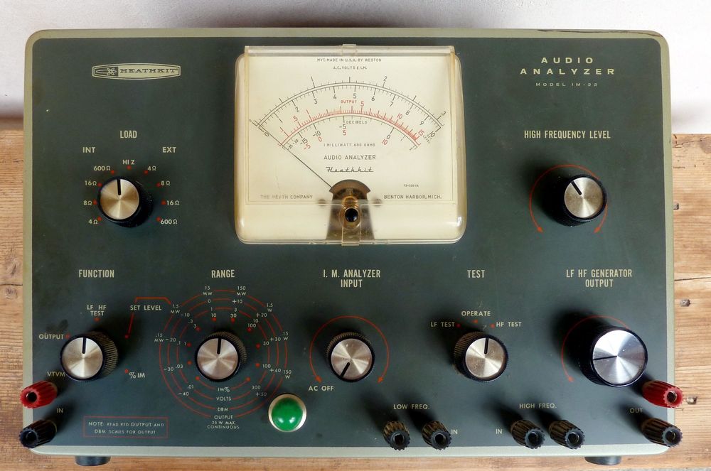 Vintage Audio Analyzer Heathkit Model IM-22, 1965 (Gebraucht) in ...