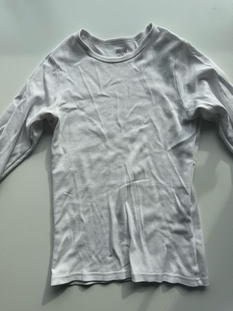 Weisses Langarm Shirt