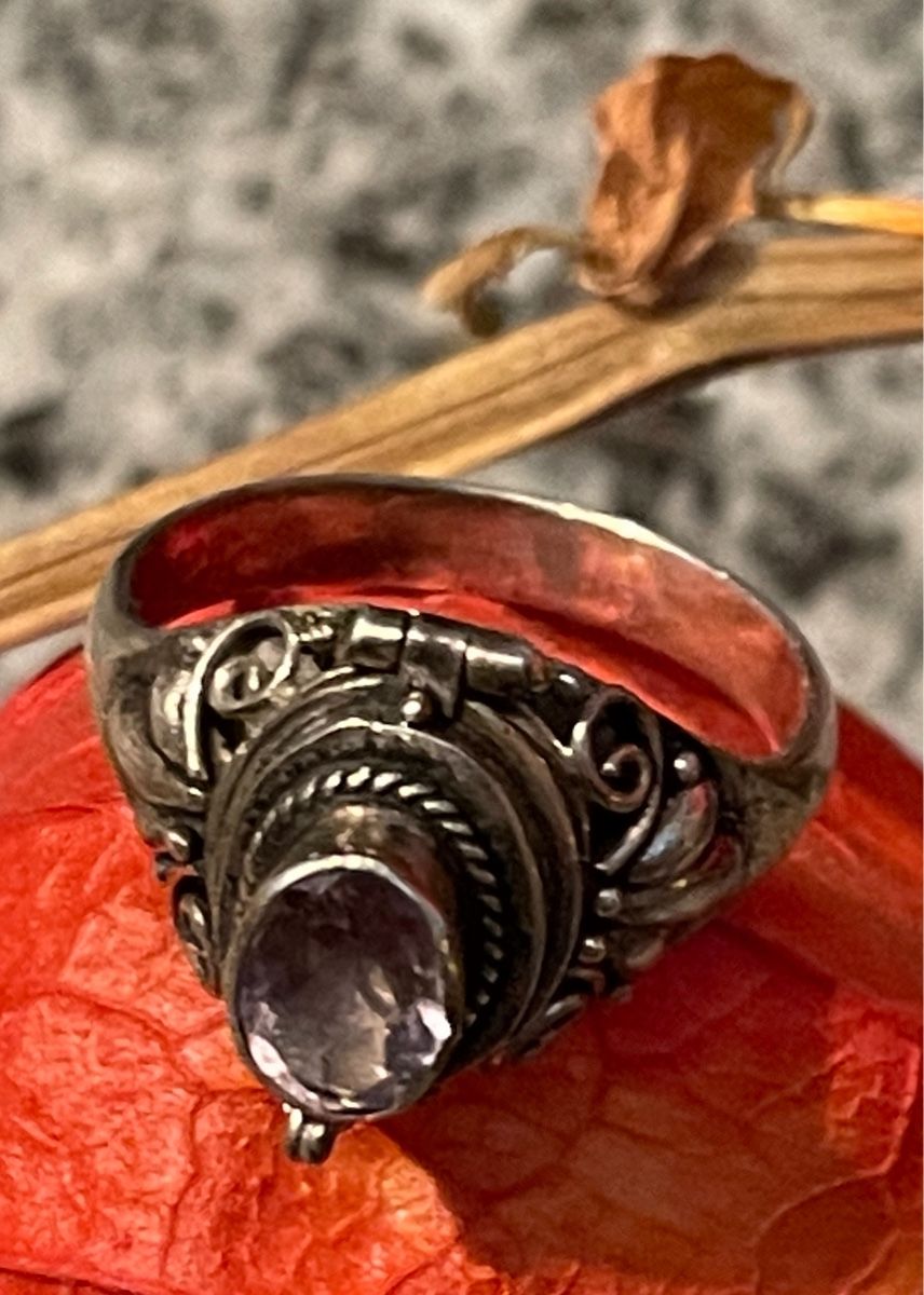 Anelli: Poison Ring  * Silber & Amethyst – Usato da Quinto venduto da Arpe11 3