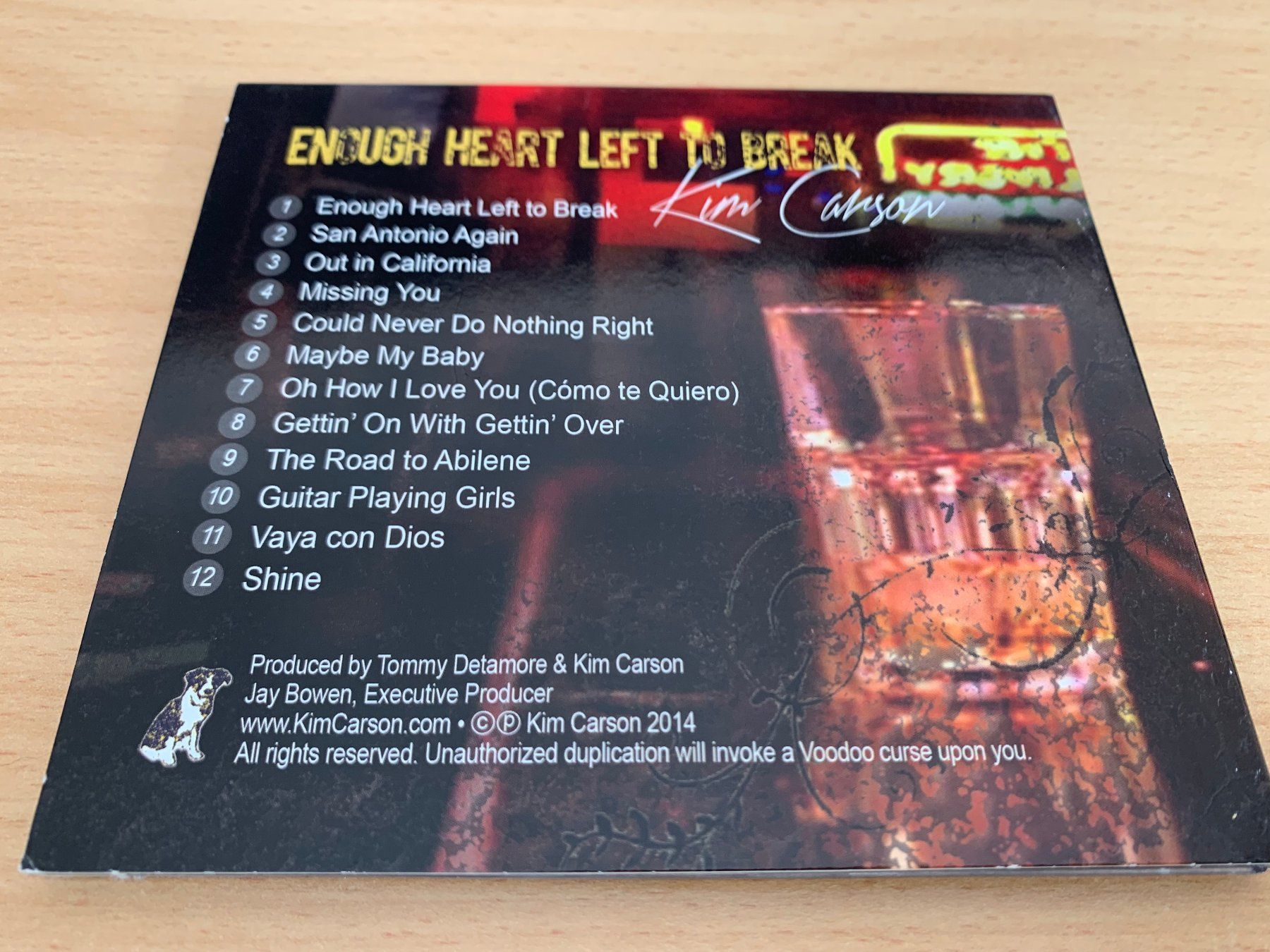 CD: Kim Carson – Enough Heart Left To Break – Usato da Rikon im Tösstal venduto da Alpenmutz 1