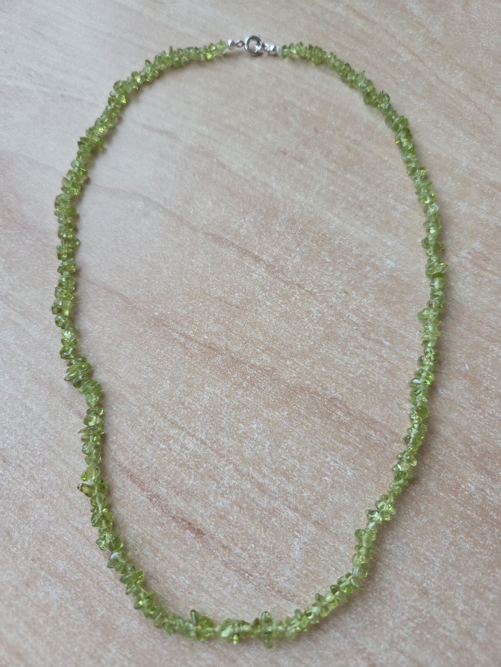 Catenine: Peridot Splitterstein Kette Länge ca. 50cm  – Nuovo (secondo la descrizione) da Winterthur venduto da katzen07 1