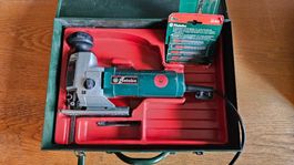 Metabo Stichsäge St EP 564 mit Sägeblätter und Metallkoffer