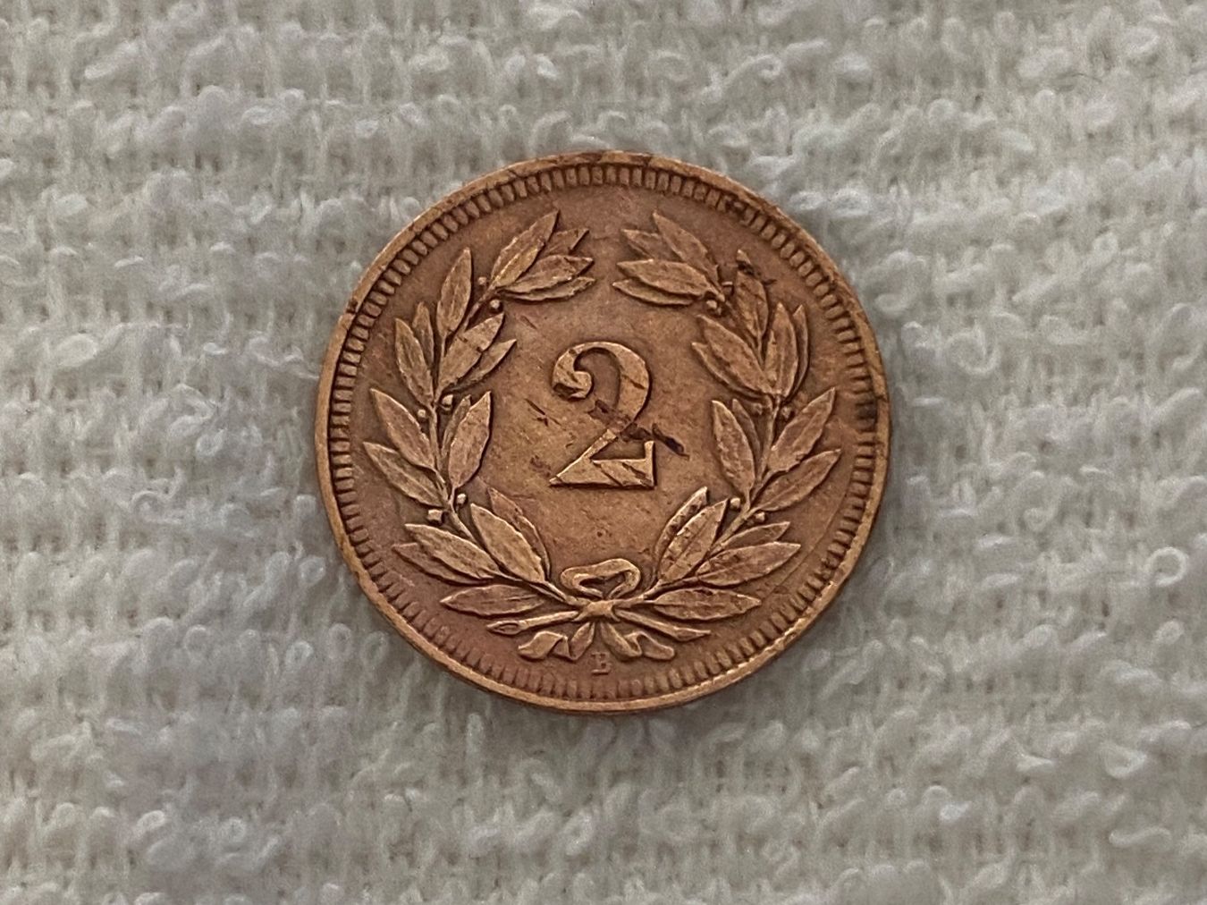 Tutti le monete: 2 centime/Rappen 1902 – Usato da Nyon venduto da Ilmi09 1