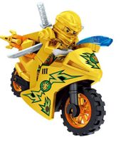 1 Figur + Motorrad - Bausteine - Ninjago