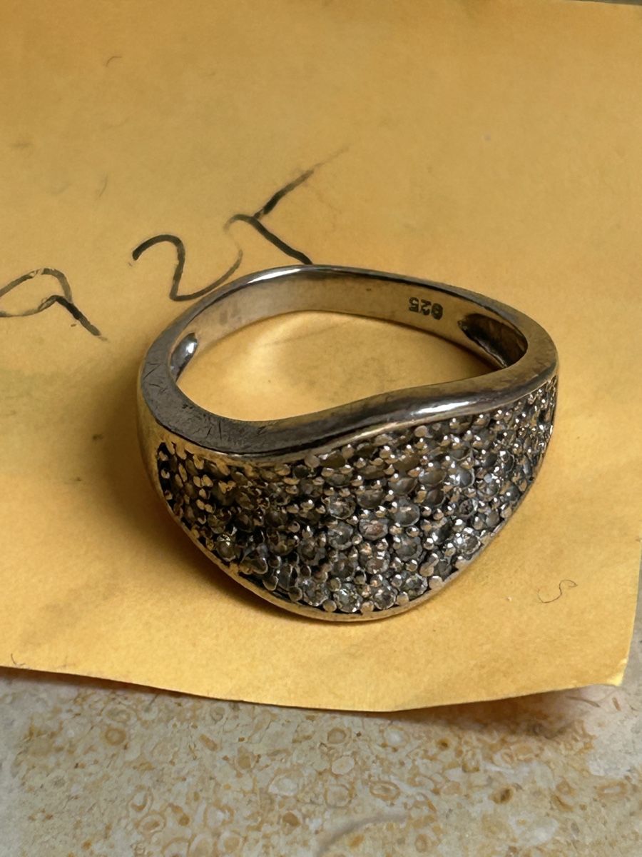 Anelli: Silberring WAVE small white 56 – Usato da Basel venduto da bellespirit 1