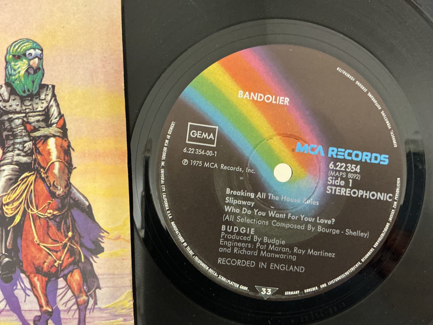 Schallplatten: Budgie LP - Bandolier – Gebraucht aus Winterthur von Tumko-Vinyl 2