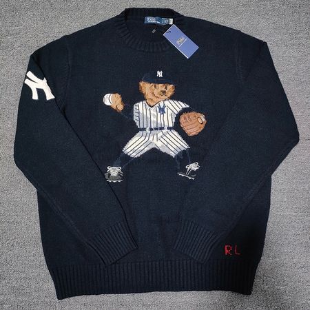 Polo Ralph Lauren Pullover Teddybär grün Grösse M neu