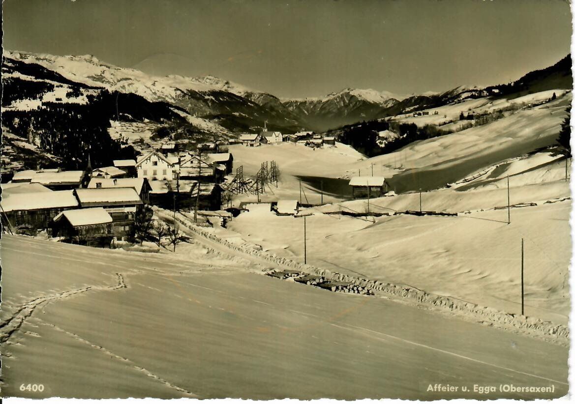 Cartoline postali: Affeier u. Egga - Obersaxen – Usato da Hochdorf venduto da Ziegel-16