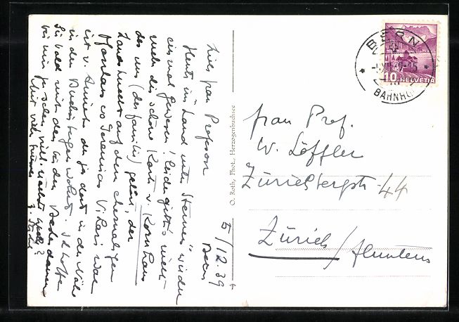 Cartoline postali: Herzogenbuchsee, Brunnen vor dem Gemeind – Usato da Berlin venduto da bartko-reher 1