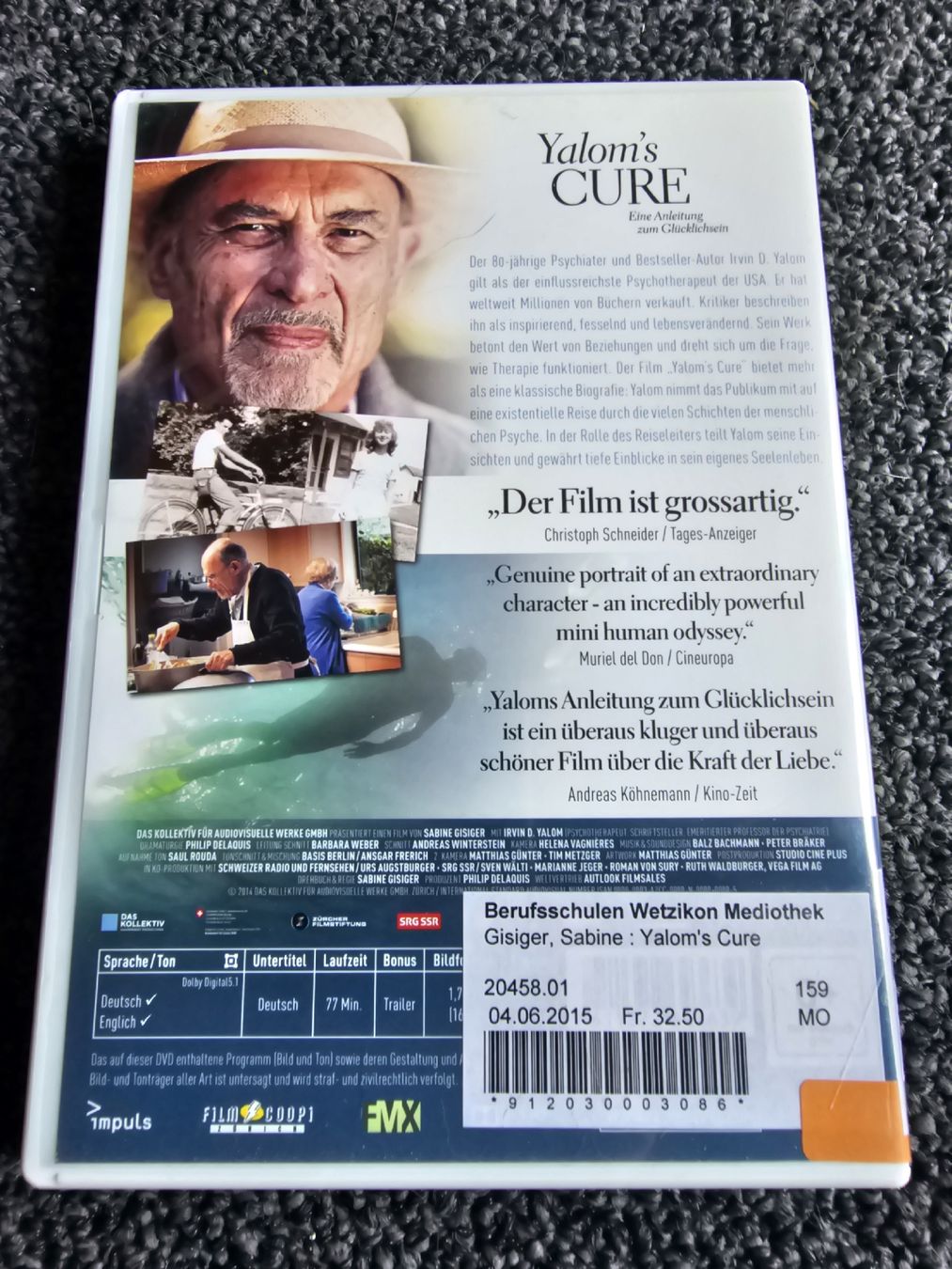 Tutti i DVDs: Yalom's Cure (22214) – Usato da Ruswil venduto da jan_bxl5 1