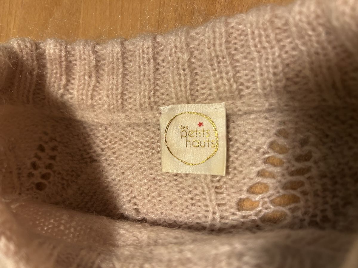 Des Petits Hauts Pullover & Sweatshirts: Des Petits Hauts Strickpullover Rosa, Grösse 1, Top Zustand – Gebraucht aus Zürich von frauchi4 1