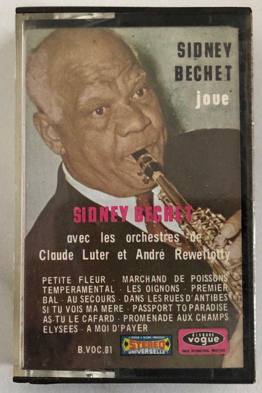 Musicassette: SIDNEY BECHET - SIDNEY BECHET JOUE SIDNEY BECHET – Usato da Poliez-Pittet venduto da Newtown-Records