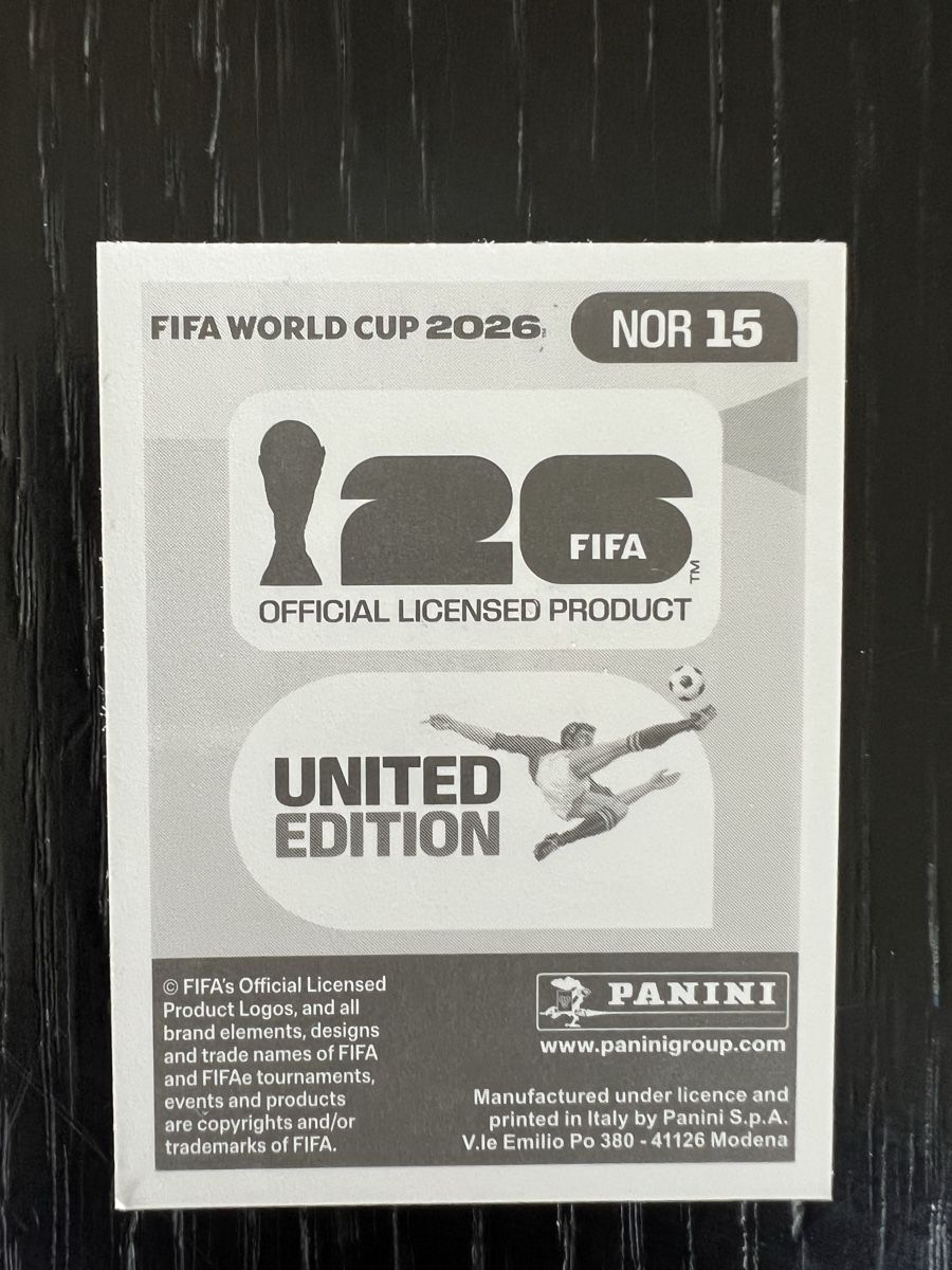 Panini Carte collezionabili: Panini 2026 - Erling Haaland – Nuovo e nell'imballaggio originale da Sainte-Croix venduto da Caramel31 1